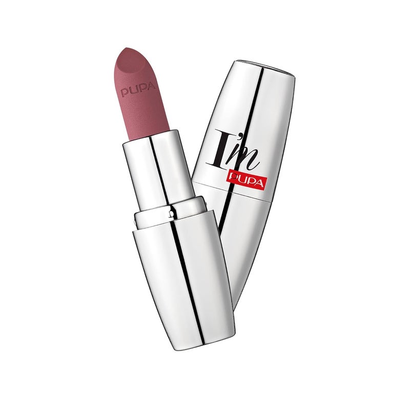 PUPA Pupa Milano I Am Matt Pure Colour Lipstick - Dresses Lips In Full, Deep Color - Matte, Velvety And Extremely Sensory Feel - Glides On Without Weighing Lips Down - 013 Brown Rose - 0.123 OZ