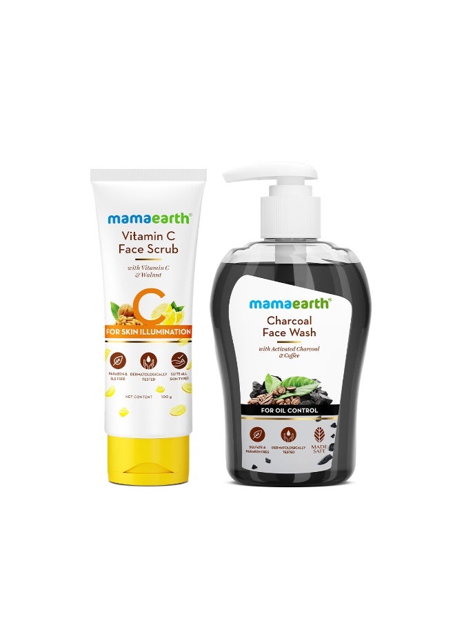 Mamaearth Vitamin C and Charcoal Duo - Image 1
