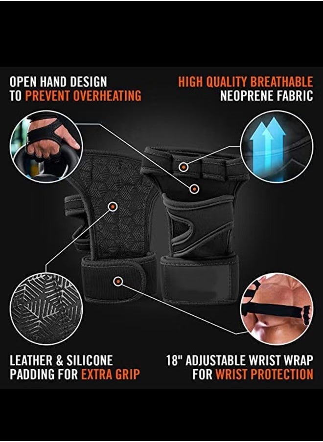 Generic Cross Training Gloves for Men & Women – Breathable Weightlifting Gloves with Wrist Support, Anti-Slip Palm Grip & Full Hand Protection – Ideal for Gym, Workout, Pull-Ups, CrossFit, Powerlifting & Fitness  - Image 4