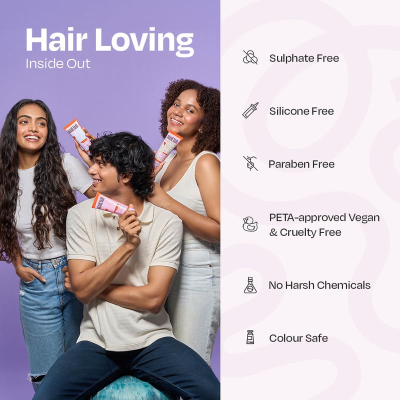 MANETAIN Moisturising Shampoo 100ml for Curly, Dry & Frizzy Hair | Sulphate & Paraben Free | Hydrates & Strengthens with Baobab Protein, Seaweed & Marshmallow Extract | CG-Friendly, Gentle Cleanser for Soft, Defined Curls - Image 4