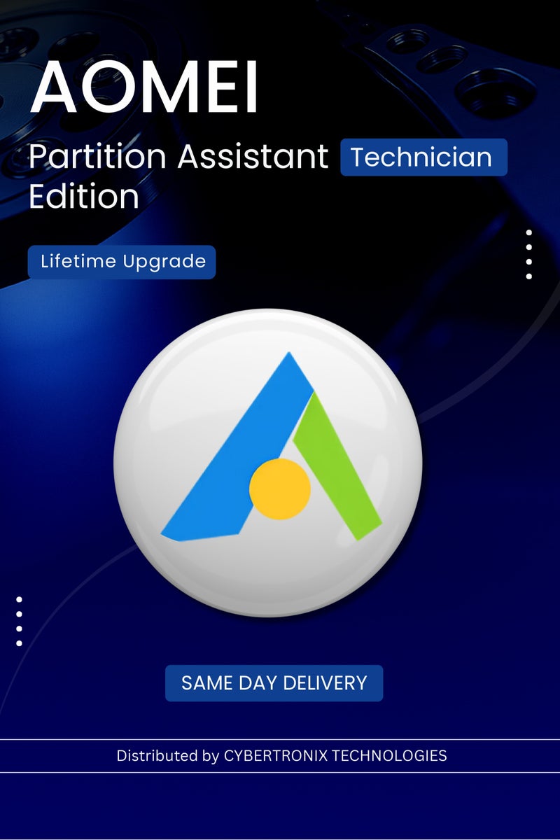 AOMEI Partition Assistant Technician Edition |  Lifetime Upgrade | Digital License | SAME DAY DELIVERY