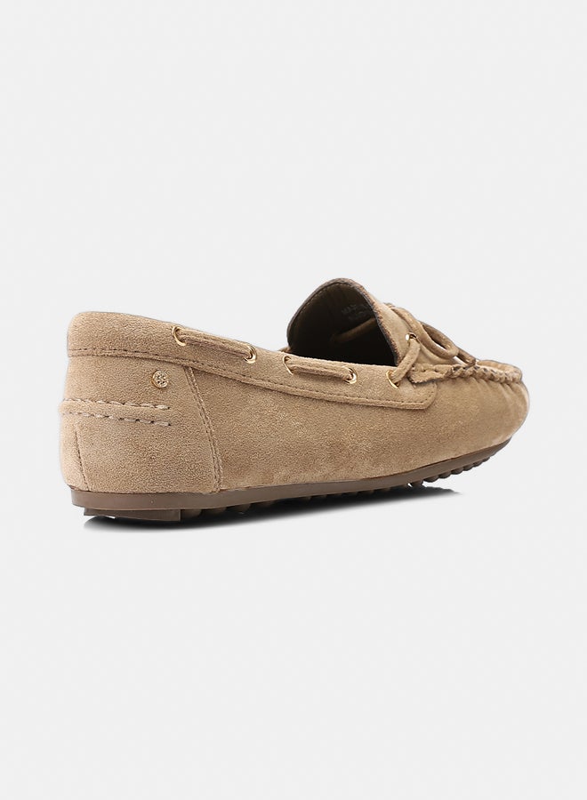 Dejavu Shoes RUI-DVTX-009 Simple And Plain Suede Flat Ballerina For Women - Image 3