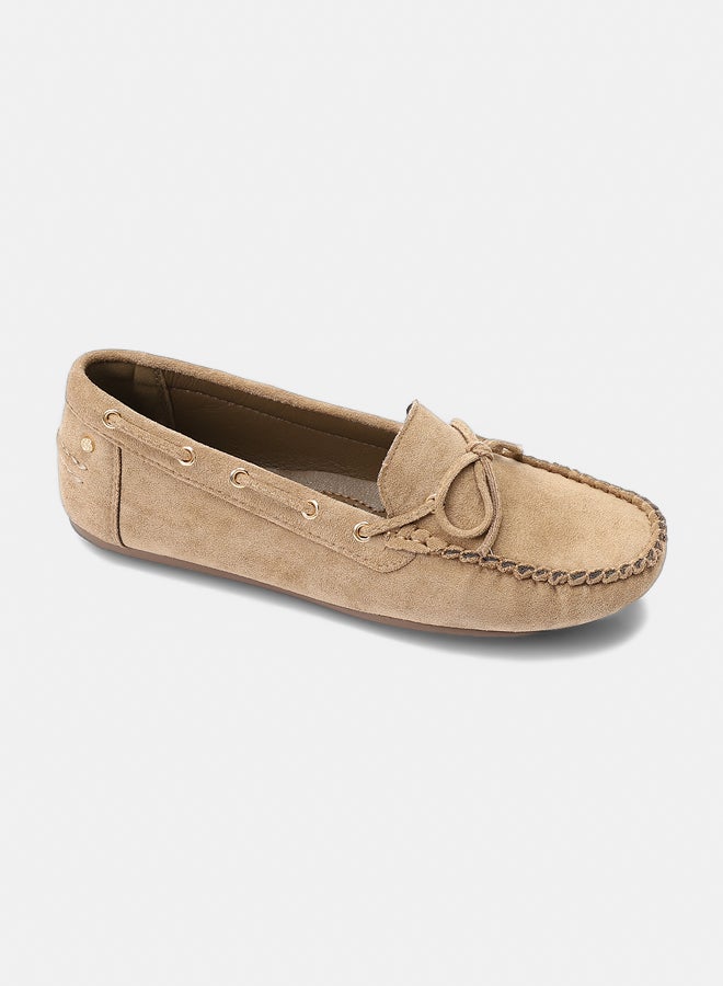Dejavu Shoes RUI-DVTX-009 Simple And Plain Suede Flat Ballerina For Women - Image 1