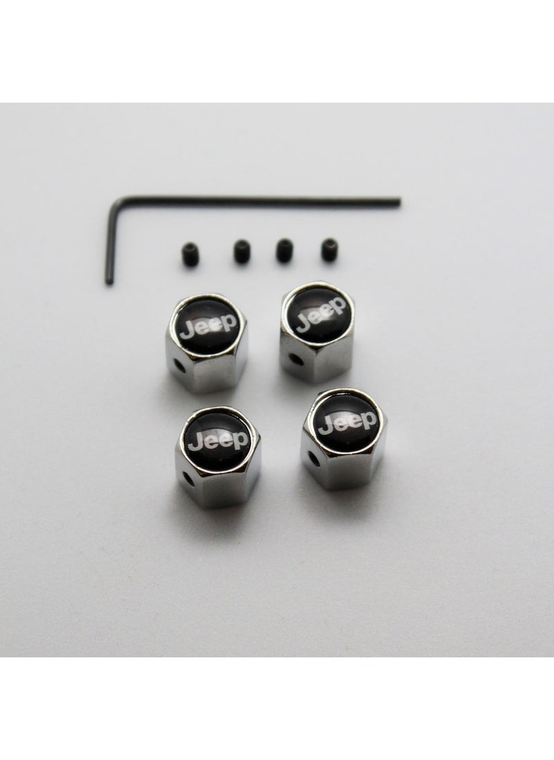Ripido Jeep Valve Cover Allen Model Silver Color Safe Against Theft 