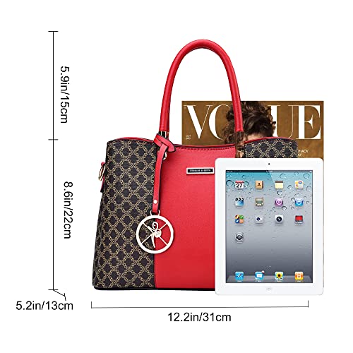 KURGOOL Women Purses and Handbags Top Handle Satchel Shoulder Bags Messenger Tote Bag for Ladie - Image 4