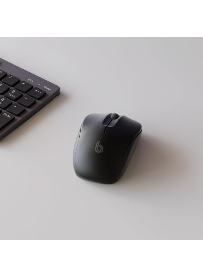 blupebble Pebble Silent Wireless Mouse | Dual Mode Bluetooth & 2.4GHz USB Receiver | Slim, Rechargeable, Ergonomic Design for Laptop, PC, Mac, Tablet - Image 2
