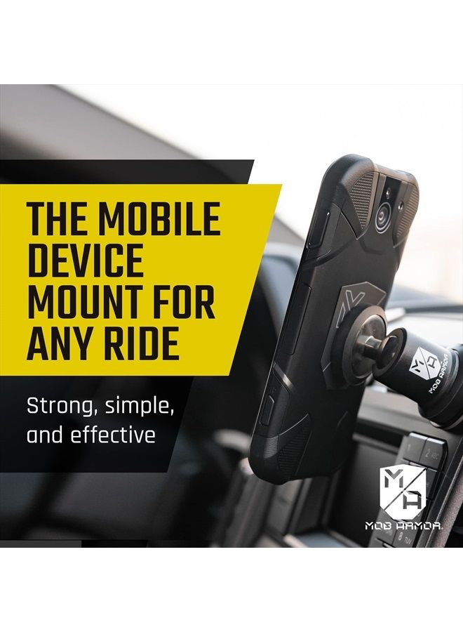 MOB ARMOR MobNetic Plate - Magnetic Phone Mounting Plate - Compatible with iPhone & Android - 0.02inch Thick for Cars, Trucks, Motorcycles & Extreme Sports - 3M VHB Non-Marking Adhesive (2 Pack) - Image 5