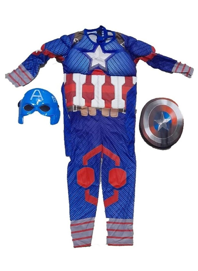 Generic Costume set for superheroes with 3D muscles, children's costume  - Image 1