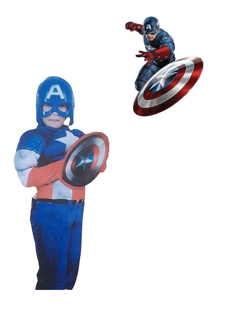 Generic Costume set for superheroes with 3D muscles, children's costume  - Image 4
