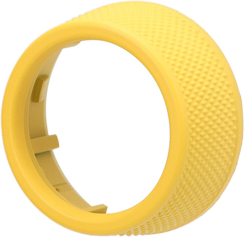 Steering Wheel Drive Mode Knob Cover and Sporty Ejection Knob Button Trim, Driving Mode Dial Cover Replacement Fit for 718 911, Lightweight Durable ABS Interior Upgrade, White (Yellow) - Image 4