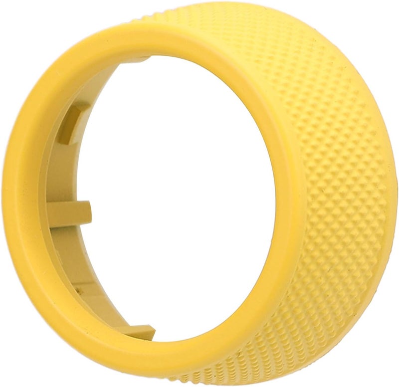 Steering Wheel Drive Mode Knob Cover and Sporty Ejection Knob Button Trim, Driving Mode Dial Cover Replacement Fit for 718 911, Lightweight Durable ABS Interior Upgrade, White (Yellow) - Image 2