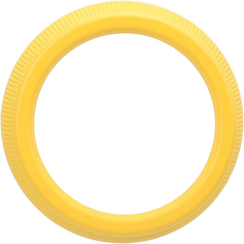 Steering Wheel Drive Mode Knob Cover and Sporty Ejection Knob Button Trim, Driving Mode Dial Cover Replacement Fit for 718 911, Lightweight Durable ABS Interior Upgrade, White (Yellow) - Image 3