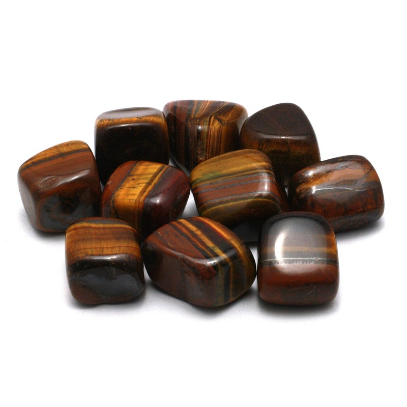 CrystalAge Tiger Eye Tumble Stones 2025mm Single Stone