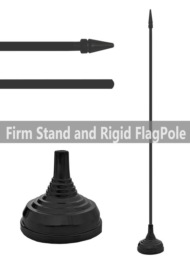 TrendPow 12 Pack Korea Desk Flag Set, Korean Table Office Flag, Small Miniature Desktop Flag With Black Pole and Black Base, Classroom, Offices Meeting Desk Decoration (Korea) - Image 4