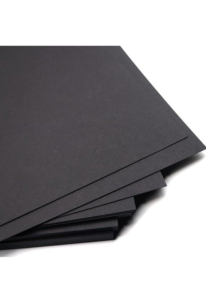 Generic 20 Sheets A4 Black Paper 350GSM  - Image 1