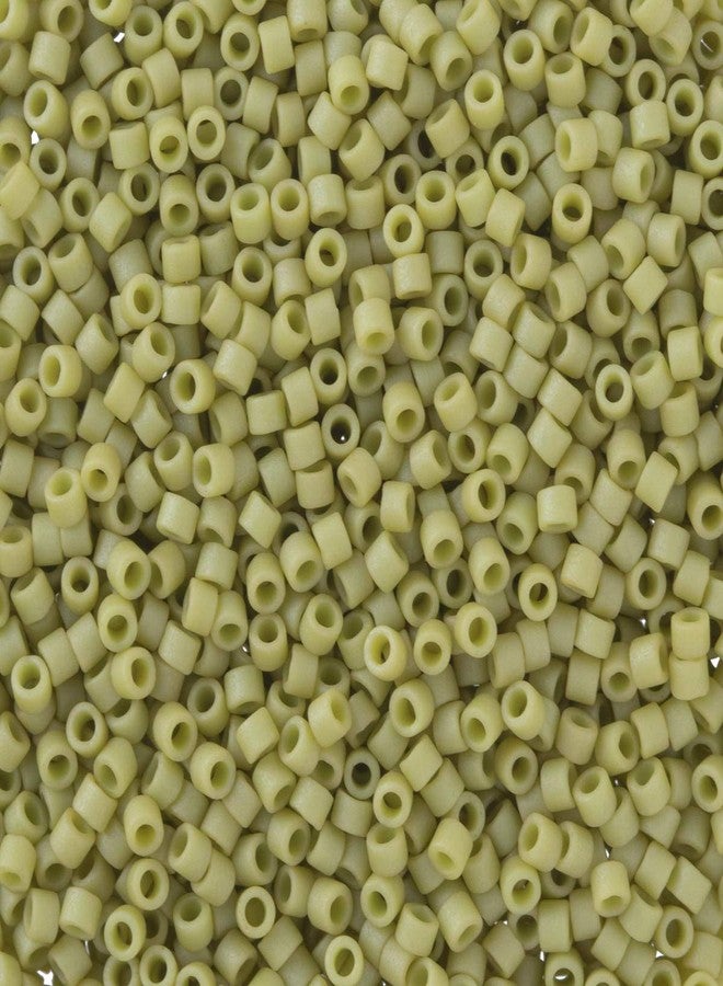 Miyuki Delica Seed Beads Bundle: Size 11/0, Moss Green Opaque Glazed Palette Collection DB2283, DB2290, DB2291 - Image 4