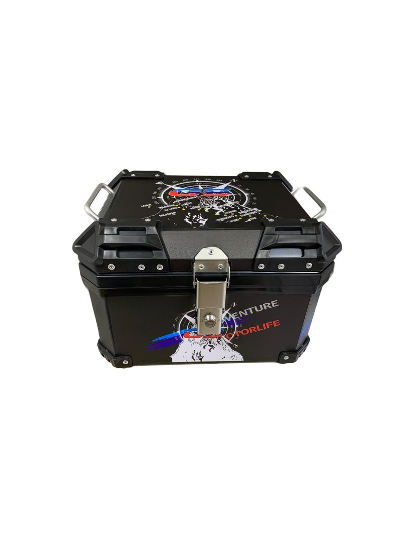 Generic Motorcycle   and scooter top box made of reinforced plastic Polypropylene  high quality and easy to use  - Image 1
