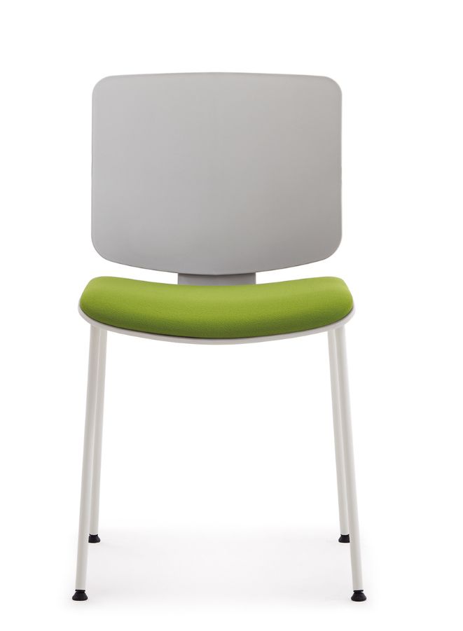Generic Training Chair With Soft Seat for Schools, Collages, Office, with Steel Frame for Sturdy Comfortable Seating, Green - Image 2