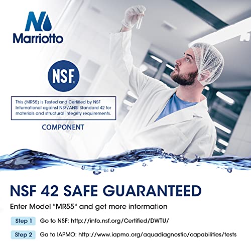 MARRIOTTO Replacement for Bosch Ultra Clarity Pro Water Filter, Compatible with BORPLFTR50, 12033030, 11032531, 11025825,12028325, BORPLFTR55, WFC100MF, WFS200MF (1 Pack) - Image 2