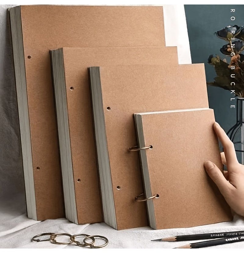 A4 Watercolor Paper Book 90 Sheets Detachable Sketchpad For Painting Art Supplies - Image 5