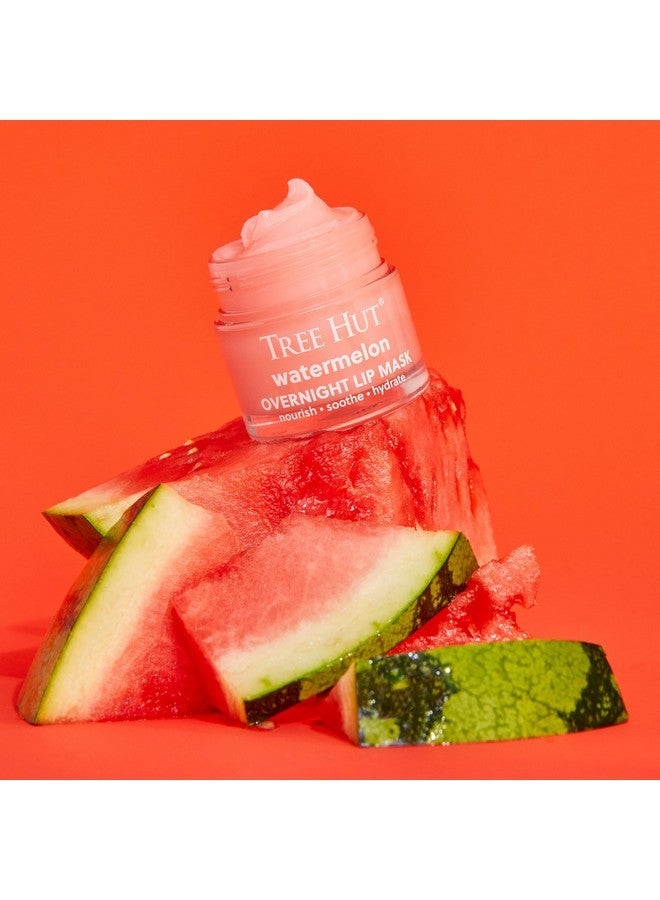 تري هت قناع الشفاه الليلي بنكهة البطيخ من Tree Hut | اتركيه طوال الليل واستيقظي على شفاه ناعمة ورطبة | عززي روتين العناية الذاتية الخاص بك | 0.6 أونصة - Image 2