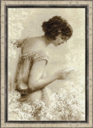 RIOLIS - Old Photo. The Letter 1277, Valentine Cross Stitch Kits 10,24" x14,96, Cross Stitch Kits for Beginners & Advanced, Crossstitching Kits Adult, Counted Stitching Kits, Valentine Embroidery Kit - Image 2