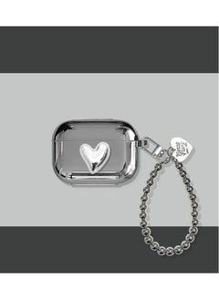 Electroplating Case Suitable For Apple Bluetooth Earphone Heart-Shaped Case