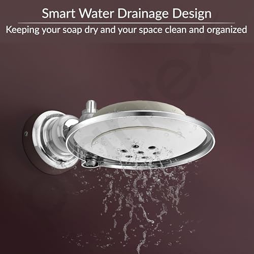Plantex 304 Grade Stainless Steel Soap Dish/Soap Stand/Bathroom Soap Holder/Bathroom Accessories Skyllo (Chrome) - Image 5