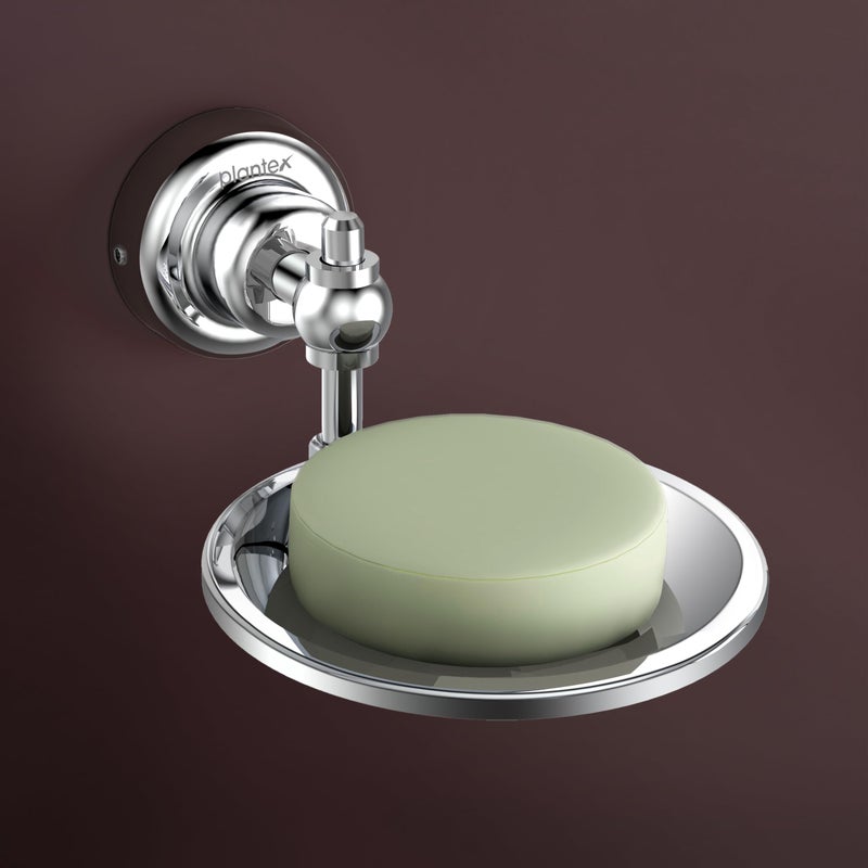 Plantex 304 Grade Stainless Steel Soap Dish/Soap Stand/Bathroom Soap Holder/Bathroom Accessories Skyllo (Chrome) - Image 2