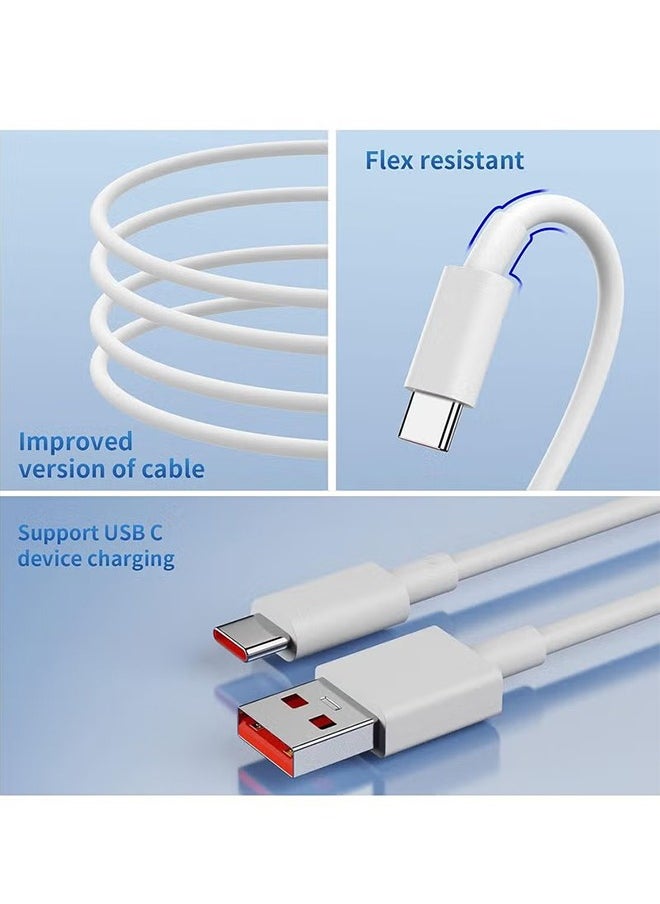 HY USB C Cable 1M, 120W Power Delivery PD Fast charge Cable USB to USB C for iPhone 15 Pro/15 Pro Max/15/15 Plus, iPad mini 6, MacBook Pro/Air, iPad Pro, Samsung S23+, Huawei P60, Oppo, Xiaomi  - Image 3