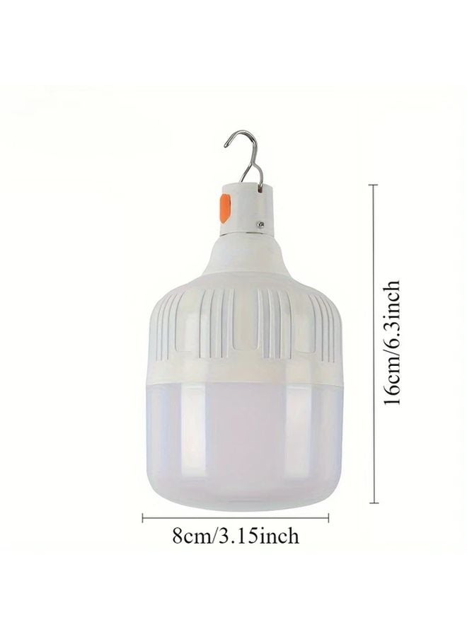 White Light USB Rechargeable LED Bulb Portable Spotlight With Hook For Camping Cycling - Image 4
