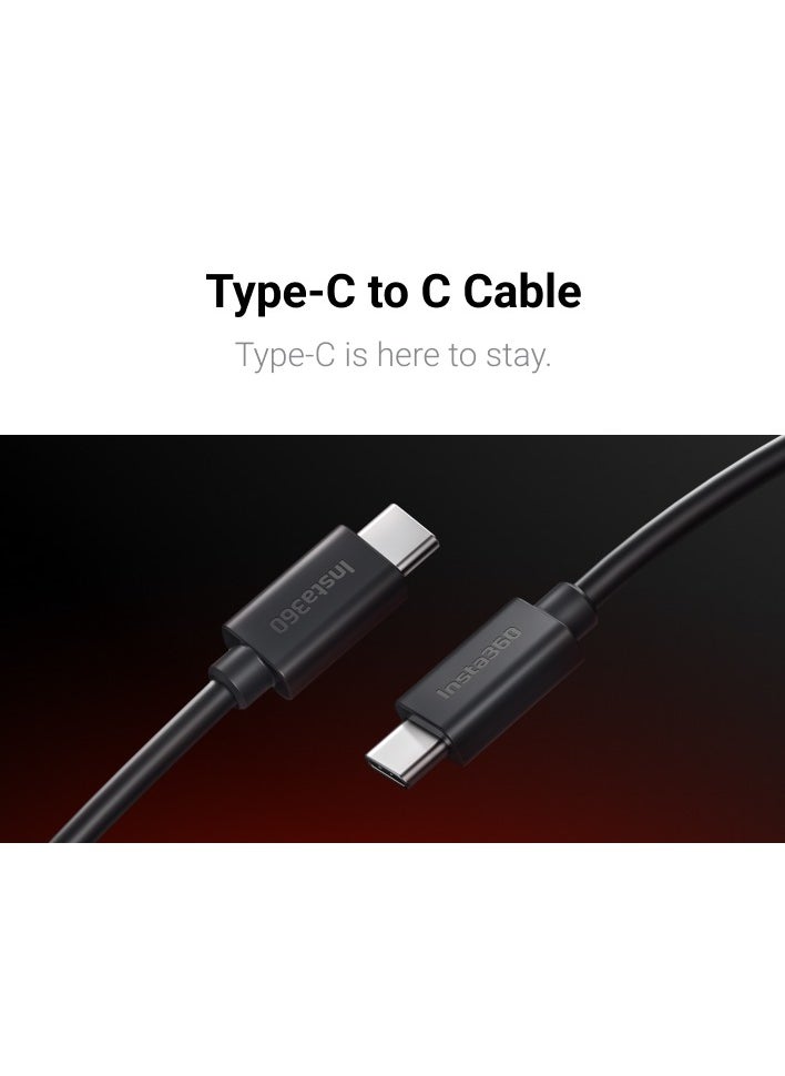 Insta360 - ACE Pro/ACE Type-C to Type-C Cable - Black - Image 1