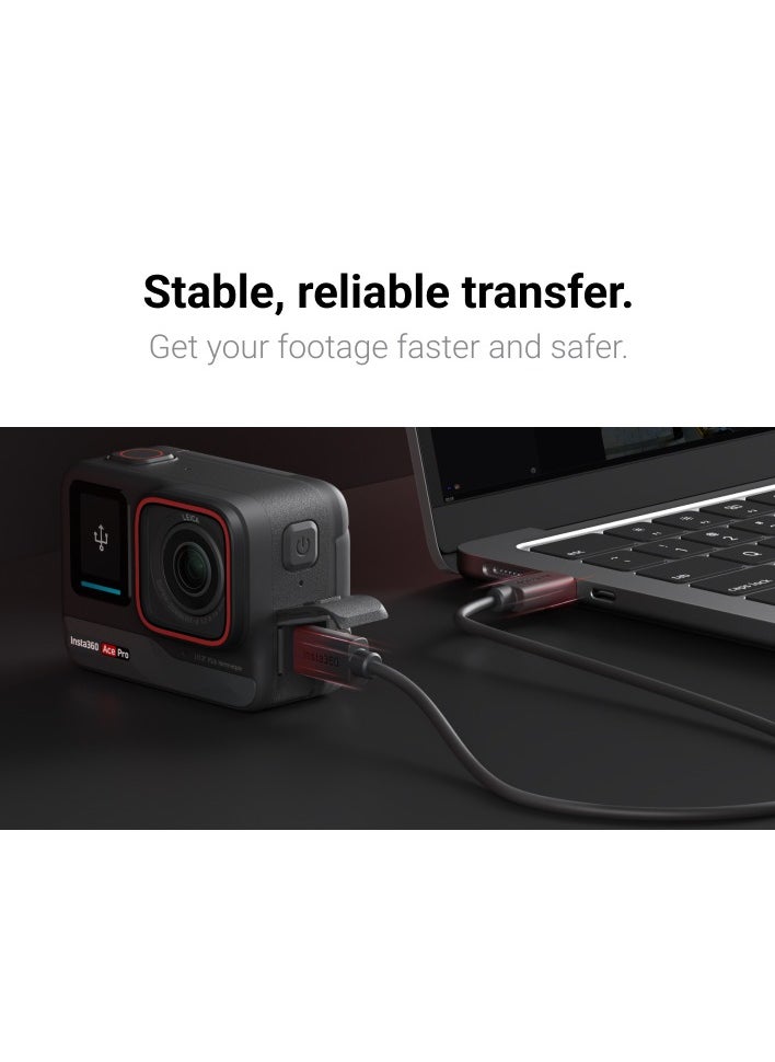 Insta360 - ACE Pro/ACE Type-C to Type-C Cable - Black - Image 1
