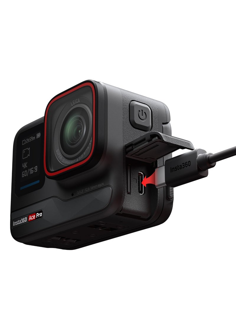 Insta360 - ACE Pro/ACE Type-C to Type-C Cable - Black - Image 1