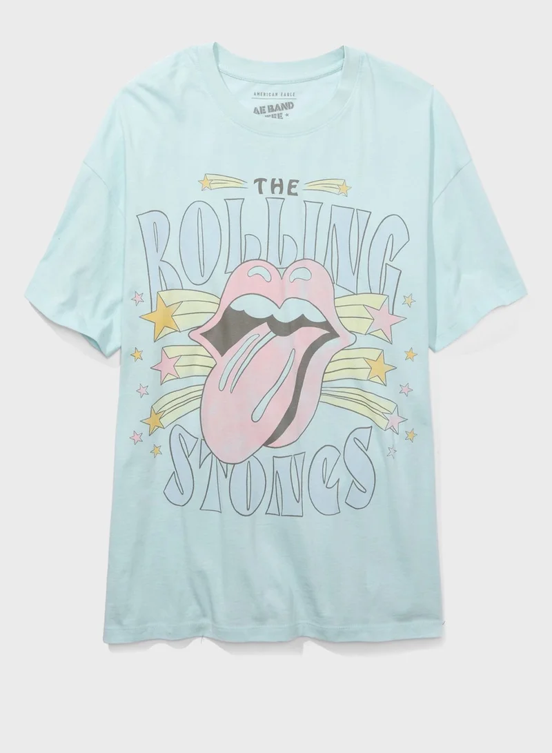 امريكان ايجل Graphic Crew Neck T-Shirt