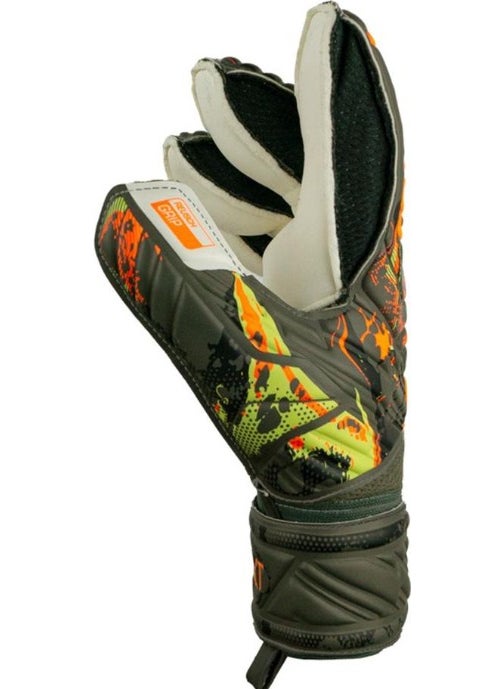 Reusch - Attrakt Grip Finger Support Goalkeeper Gloves Green 5370010-5556 - Image 1