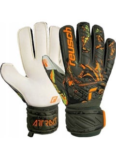 Attrakt Grip Finger Support Goalkeeper Gloves Green 5370010-5556