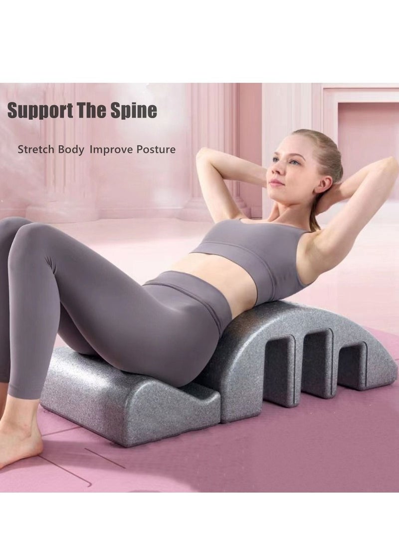 Generic Pilates Yoga Wedge Massage Correction Yoga Foam Kyphosis Correction Detachable Large Spine Yoga Equipment  - Image 2