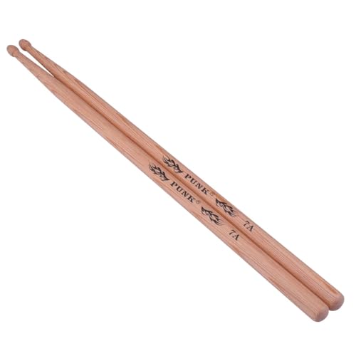 PUNK 7A Drum Sticks Hickory Wood Drumsticks Wood Tip Drummer Instrument Drumsticks - Image 1