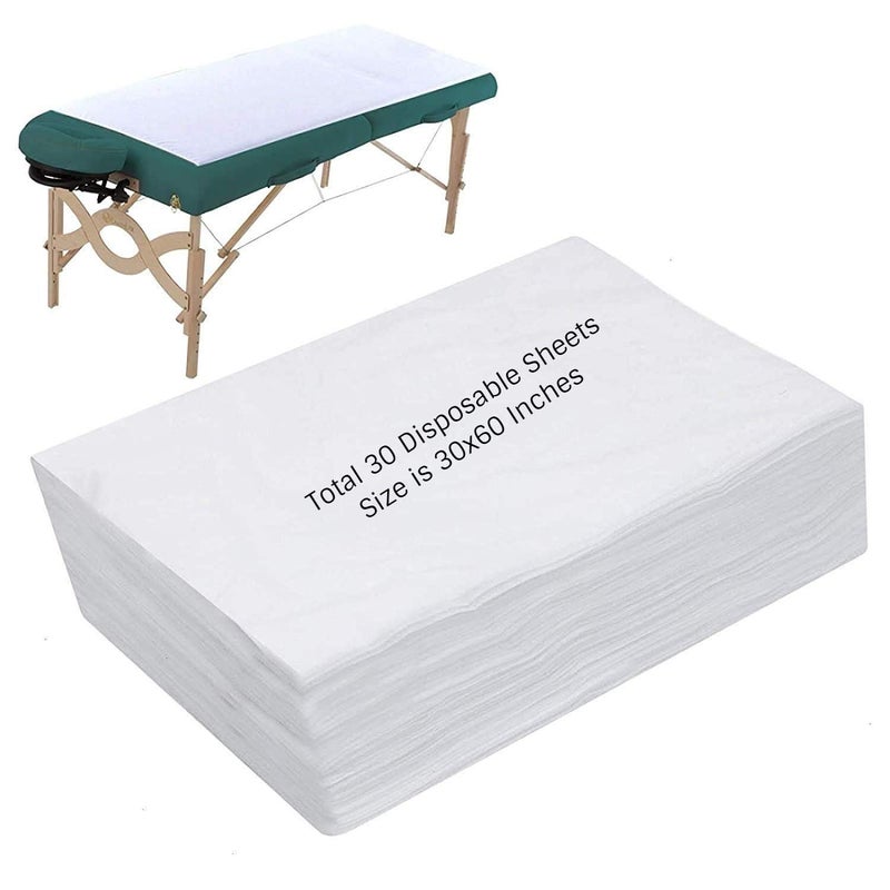 R Tee Disposable Bed Sheets for Spa, Parlor, Guests, Bed Cover, Massage, Home for Single Use - 30 Sheets (30*60 Inch) - Image 5