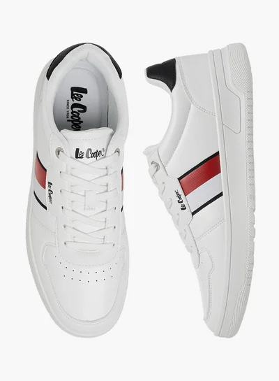 Lee Cooper Men's Panelled Sneakers with Lace-Up Closure
