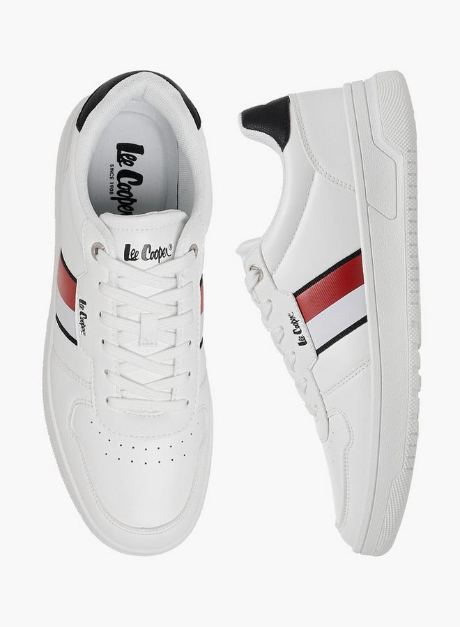 Lee Cooper Men's Panelled Sneakers with Lace-Up Closure - Image 1