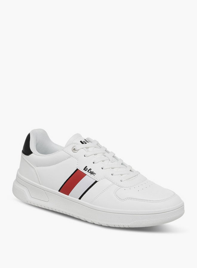 Lee Cooper Men's Panelled Sneakers with Lace-Up Closure - Image 2