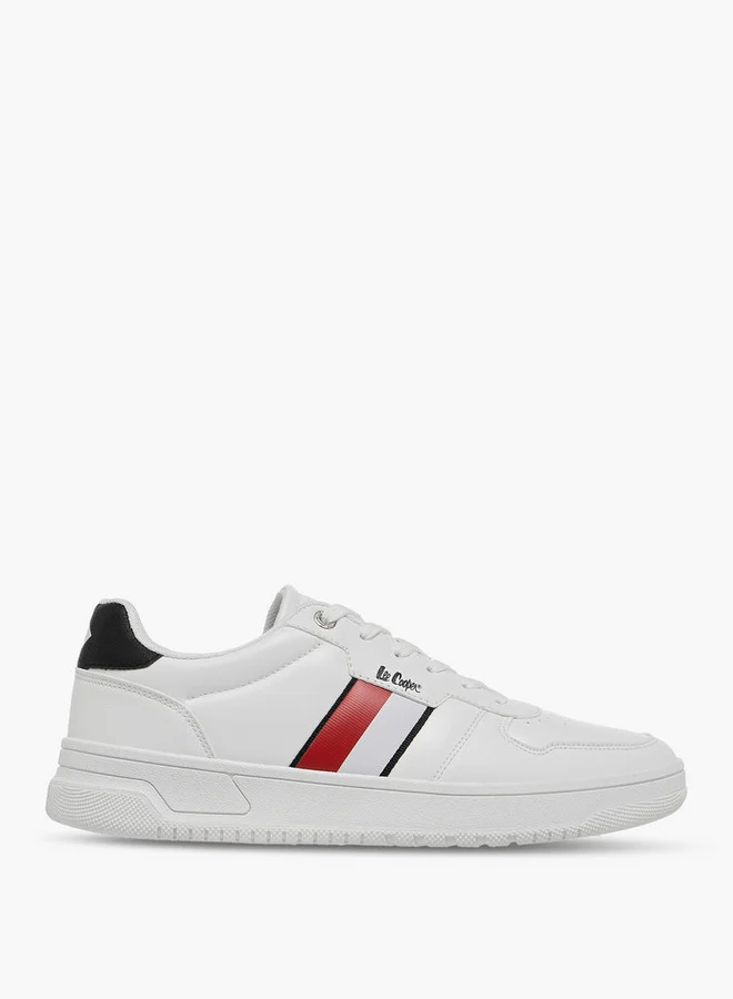 Lee Cooper Men's Panelled Sneakers with Lace-Up Closure