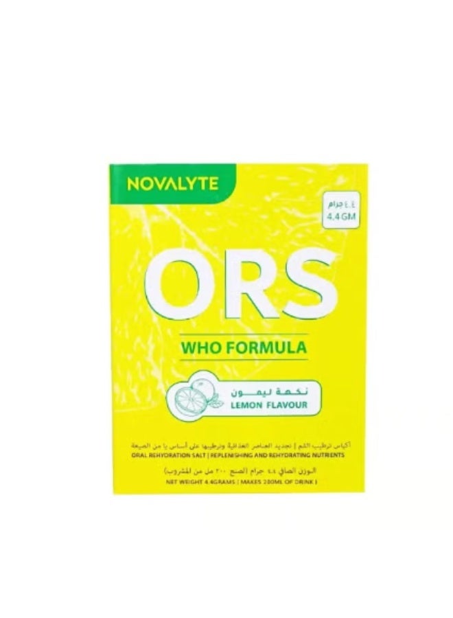 Novalyte 4.4g ORS Lemon Sachet 10s