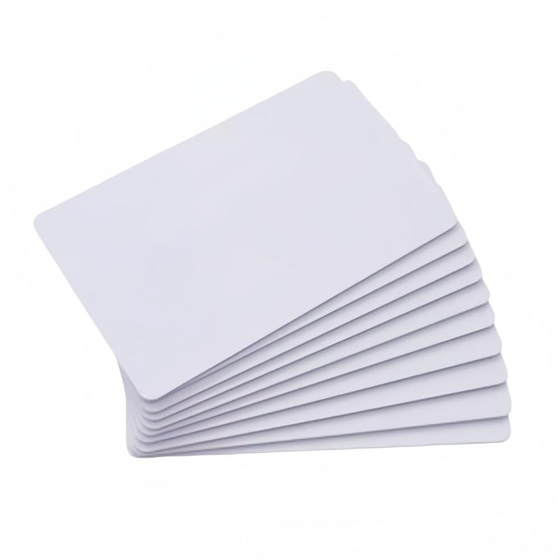 Poxvalzor NFC Cards NTAG215 NFC Tags NFC 215 Card White NFC Business Card Blank NFC Tags White PVC NTAG 215 Smart Cards Rewritable NFC Tags NFC Chip Compatible with All NFC-Enabled Devices (10pcs) - Image 1