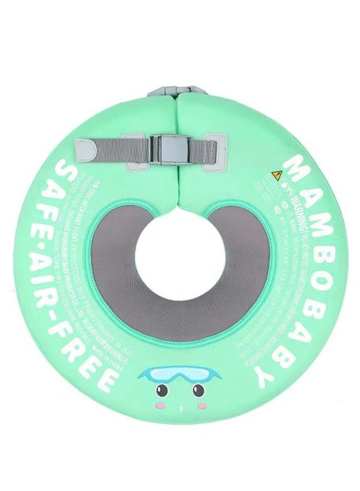Mambobaby Baby Float Ring Non-Inflatable Float  Ring Head Float Swimming Ring Toys Swim Trainer for Pool Bathtub Infants Size L 6-12 months - Image 1