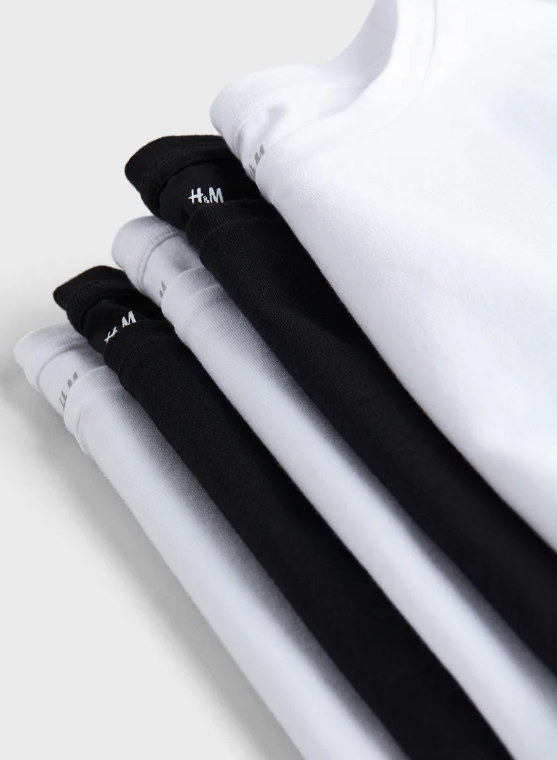 H&M Kids 5 Pack Crew Neck T-Shirt