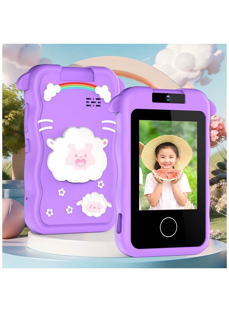 BlueFire Kids Digital Camera with 2.4" HD Rotating Touch Screen, 1080P Video & 8MP Photos, Fun Filters, Puzzle Games, Voice Recording, Rechargeable Toddler Camera with 32GB Card Included, Perfect Birthday & Christmas Gift Toy - Image 1