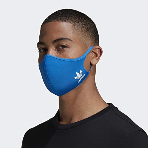 Adidas أغطية وجه أديداس أورجينالز القياسية 3-pack، أزرق، متوسط/كبير - Image 2